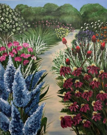 Garden painting
