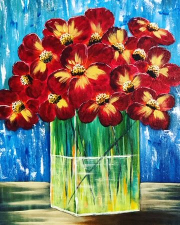 flower in a vase