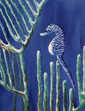 Seahorse Painting