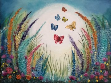 Butterfly painting